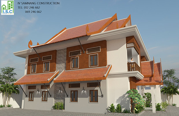 គំរោងផ្ទះខ្មែរនៅជិត Temple មាត់ស្ទឹង